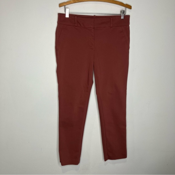Loft modern skinny ankle pants deep rose pink women’s size 8 - Picture 1 of 7